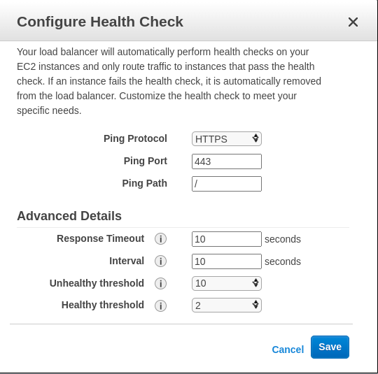 Common Issues with Health Check - From Classic Load Balance Health Check