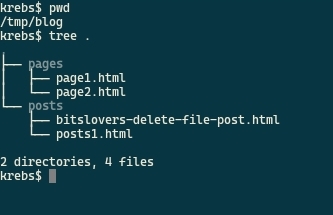 How to use tree command on Linux. Use that command before delete a folder, to check if you really should do it.