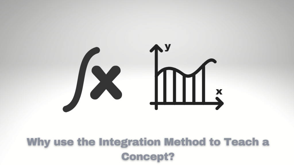 Why use the Integration Method to Teach a Concept?
