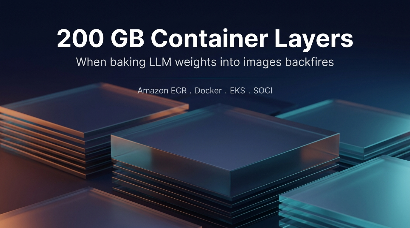 ECR Now Allows 200 GB Image Layers. Your Model Weights Still Do Not Belong There