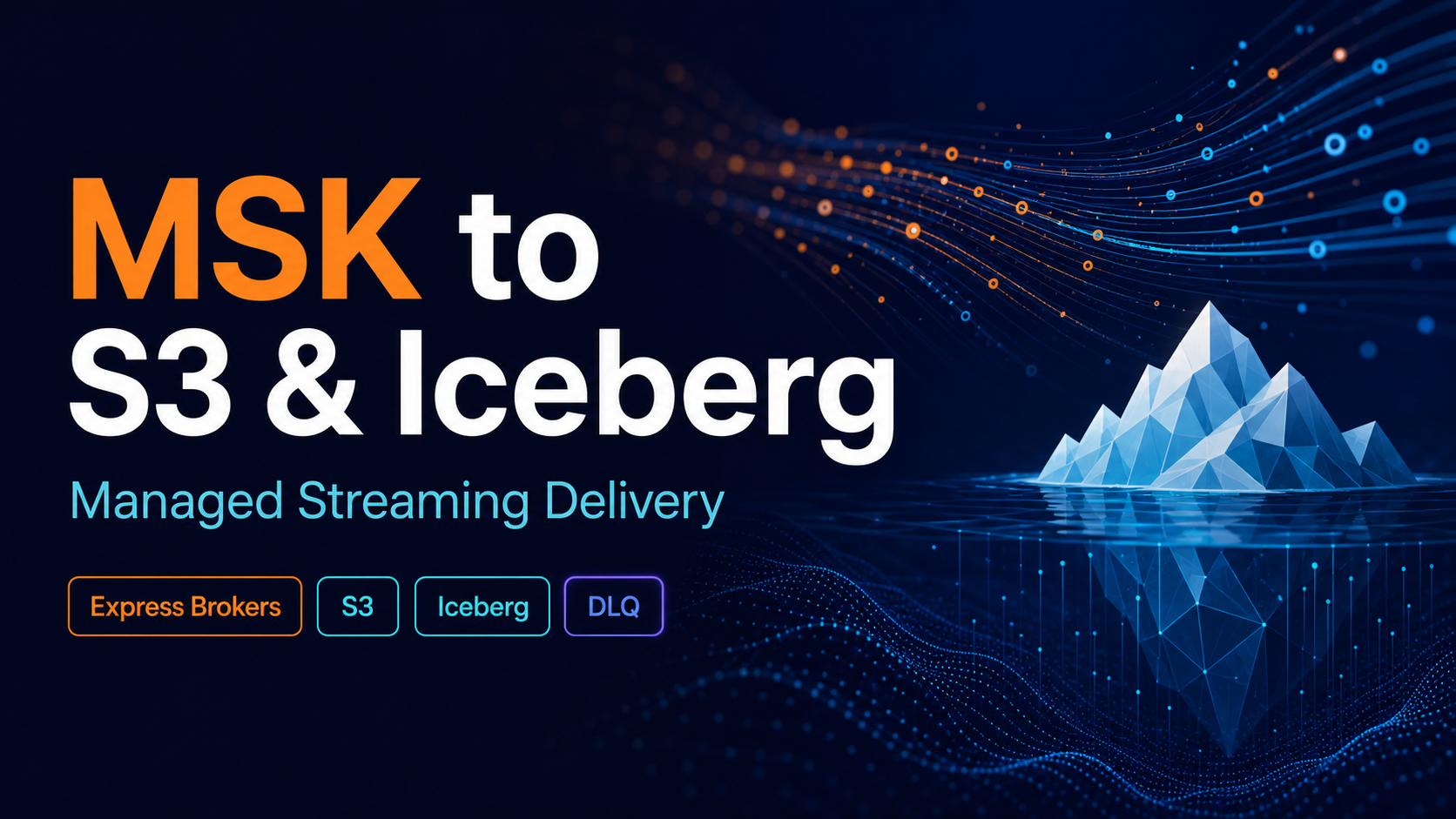 Amazon MSK Express to S3 and Iceberg: Native Kafka Data Delivery