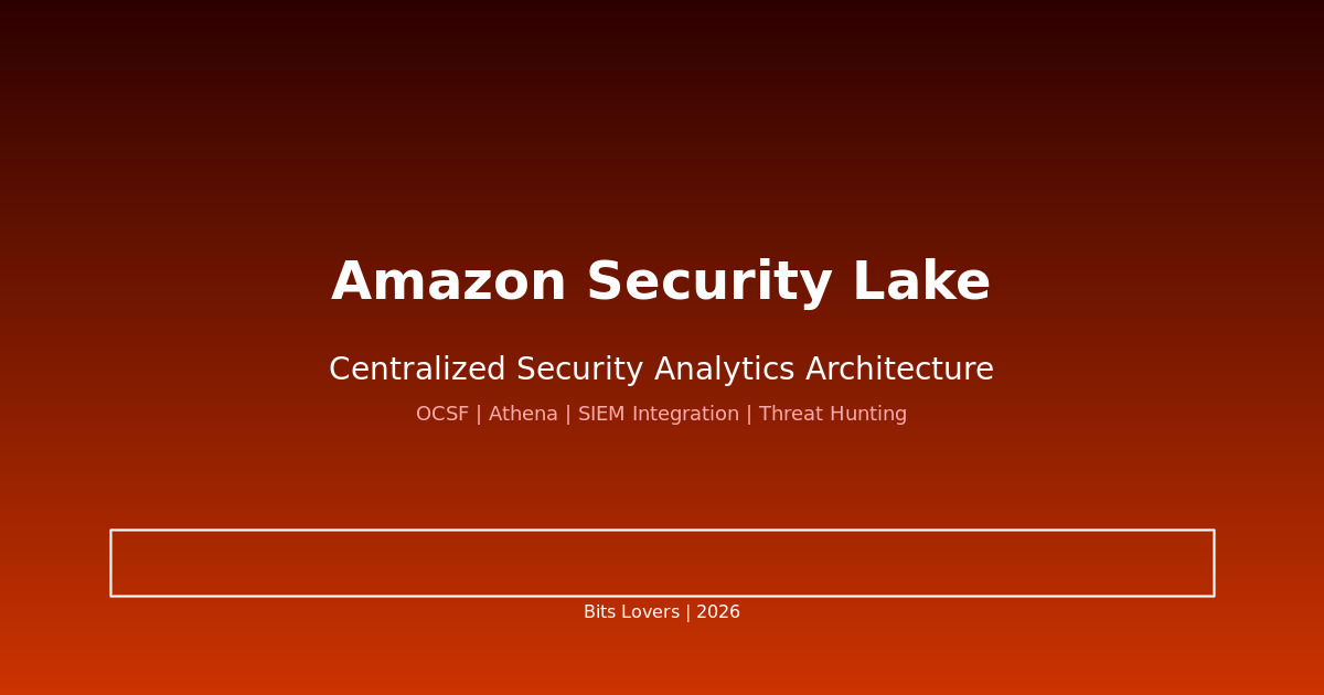 Amazon Security Lake: Centralized Security Analytics Architecture Guide