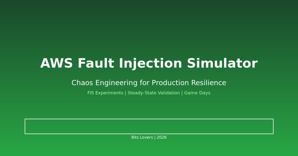 AWS Fault Injection Simulator: Chaos Engineering for Production Resilience