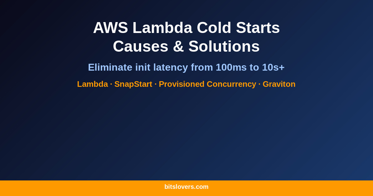 AWS Lambda Cold Starts: Causes, Measurement, and Solutions