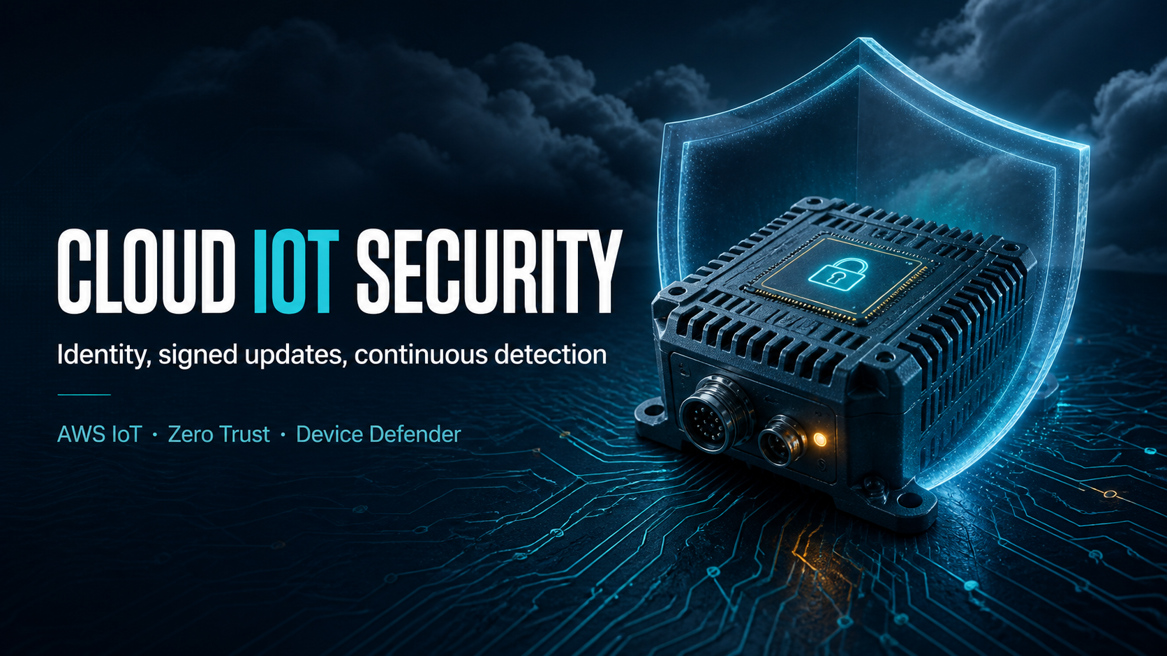 Cloud IoT Security: Zero Trust, Identity, and Signed Updates