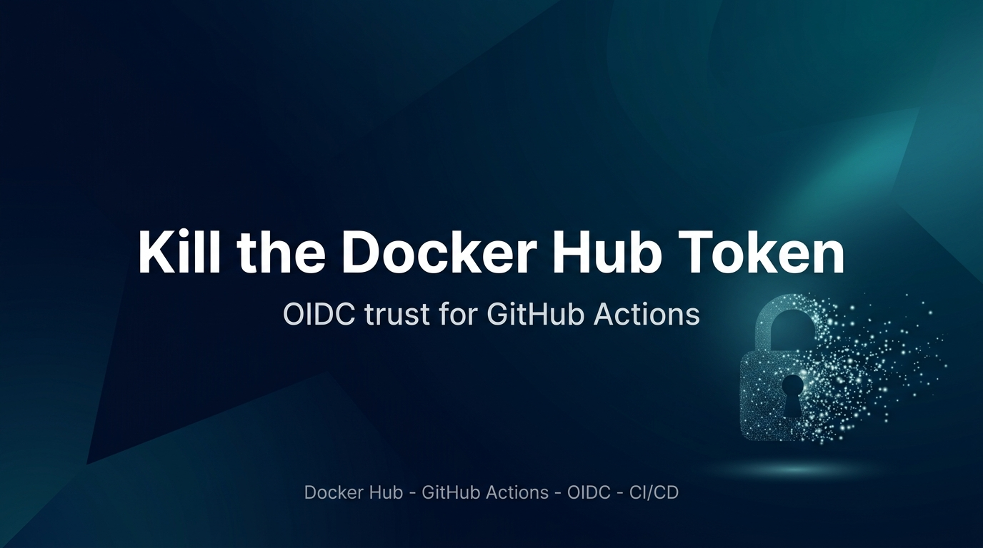 Kill the Docker Hub Token: OIDC Trust for GitHub Actions