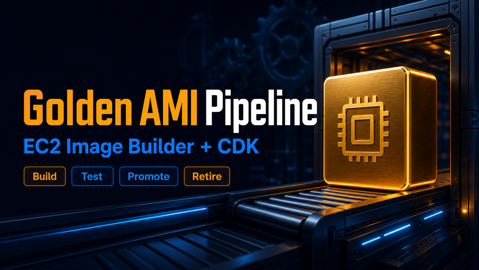 Golden AMI Pipelines with EC2 Image Builder and AWS CDK L2 Constructs