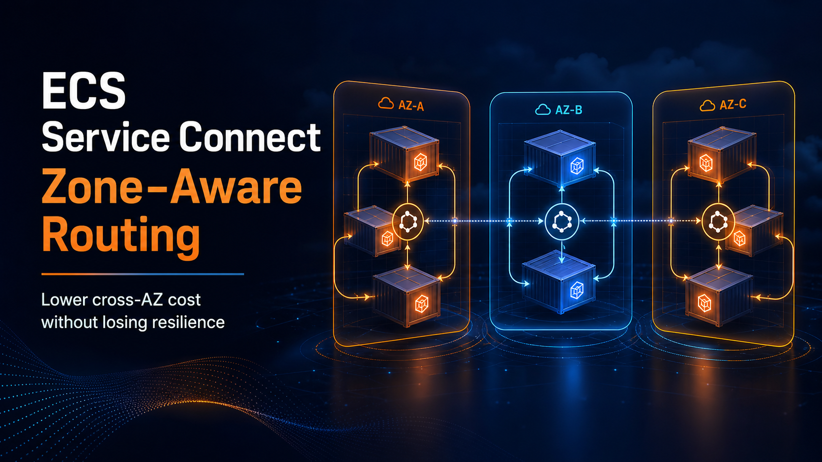 ECS Service Connect Zone-Aware Routing: Cut Cross-AZ Cost Without Sacrificing Availability