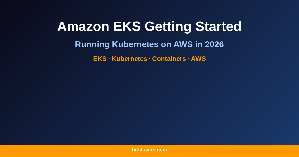 Amazon EKS Getting Started: Running Kubernetes on AWS in 2026