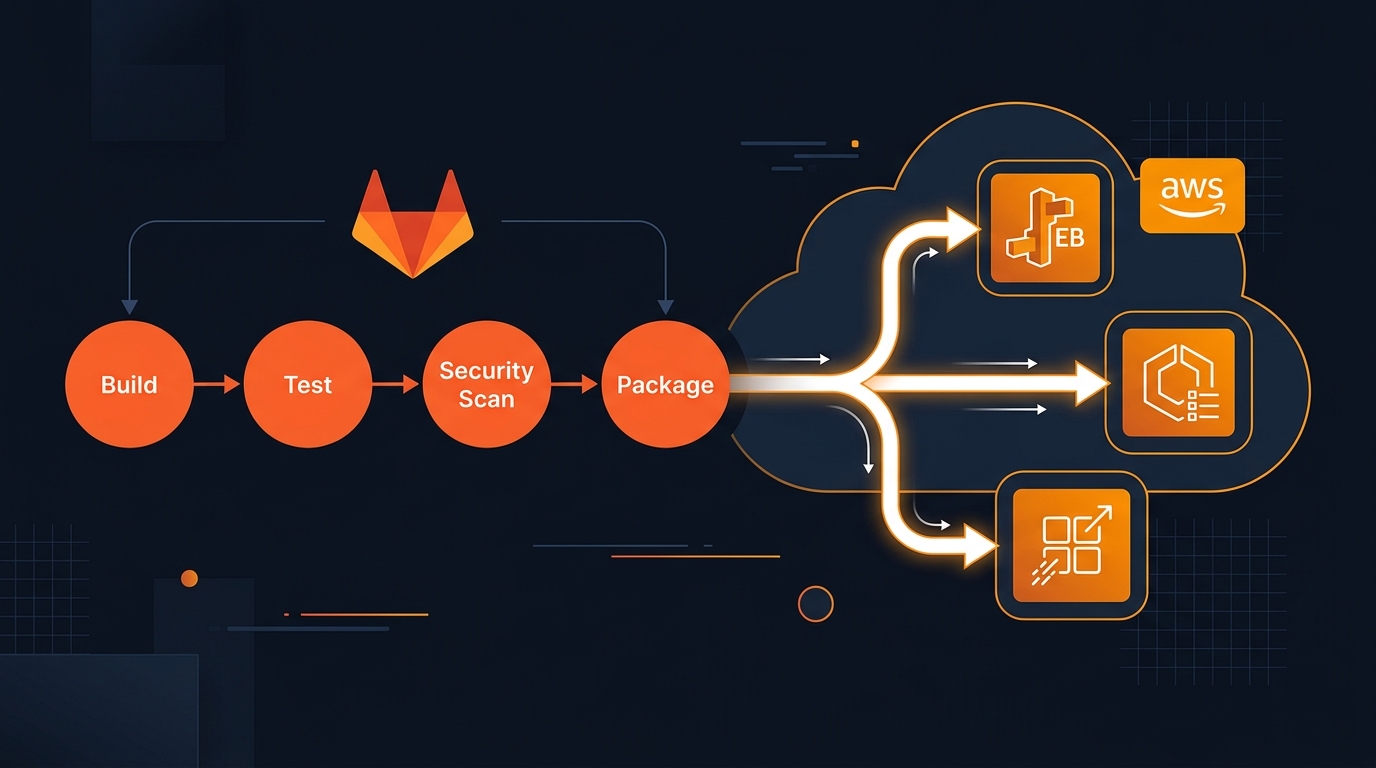 GitLab CI Deploy to AWS: Elastic Beanstalk, ECS Fargate, and App Runner in 2026