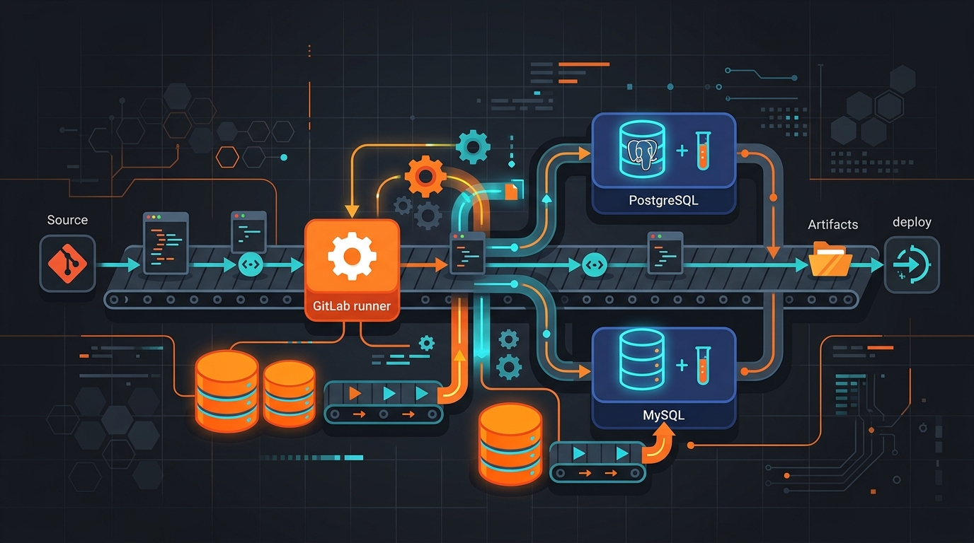GitLab CI Services: Run Databases in Your Pipeline Tests
