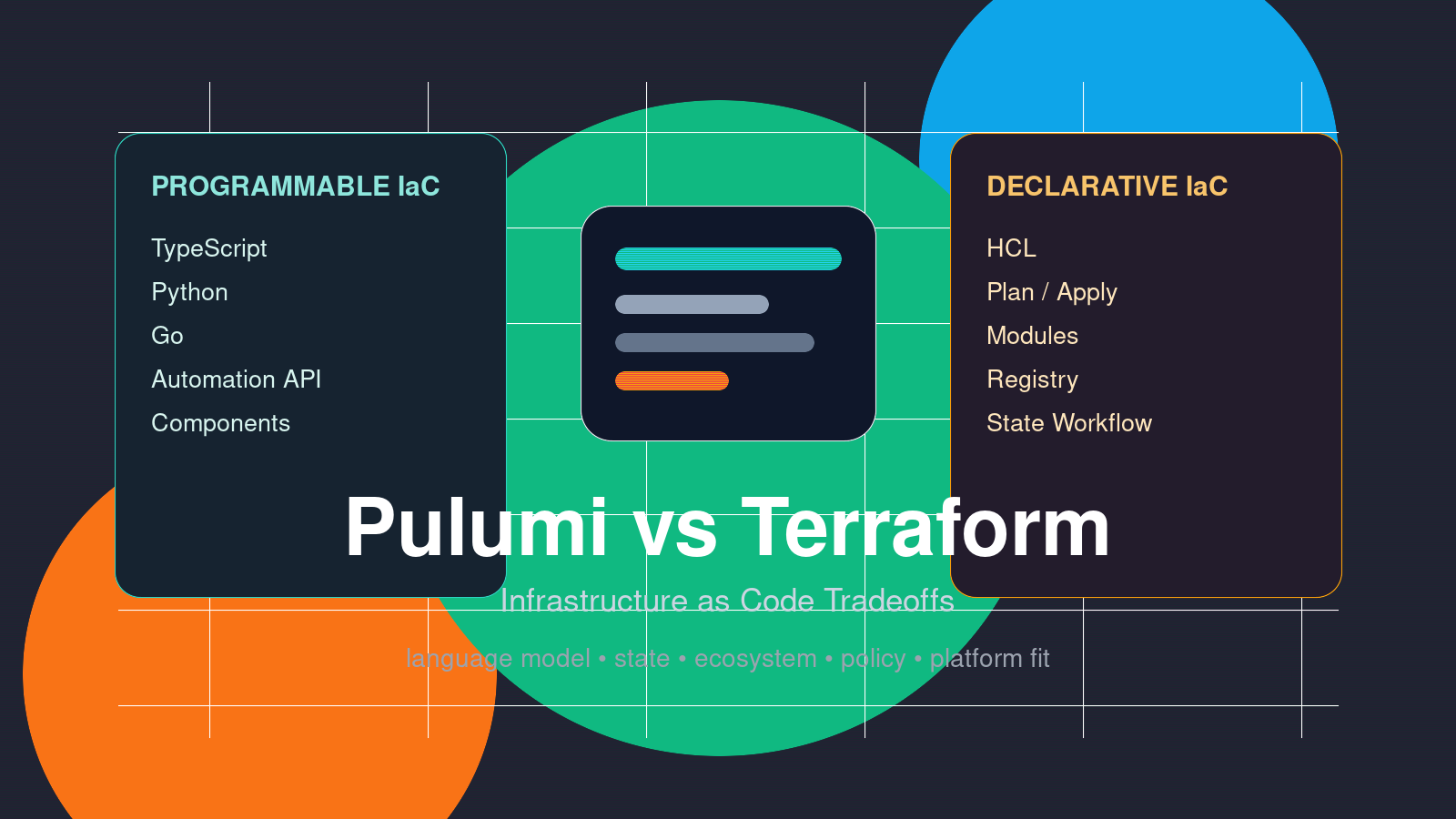 Pulumi vs Terraform: The Real Infrastructure as Code Tradeoffs