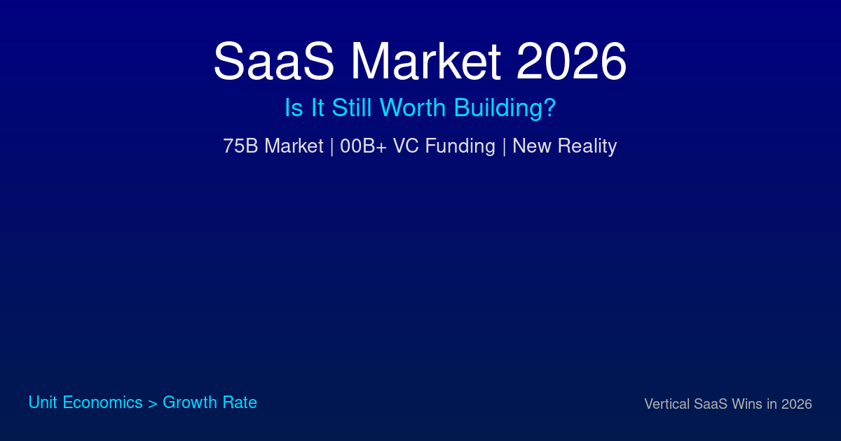Is It Still Worth Building a SaaS Business in 2026? Market Data, Trade-Offs & Reality